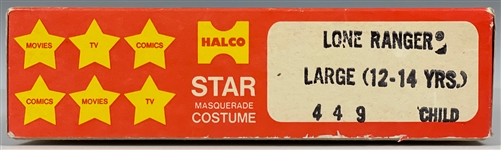 Group of Four 1950's and 1960's Ben Cooper and Halco Halloween Costumes in Original Boxes – Mickey Mouse, Donald Duck, Superman and The Lone Ranger