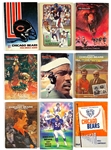 1960s-2000s Chicago Bears Media Guide Collection of 34