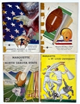 1930's to 1950's Marquette University Foolball Programs Collection of 15
