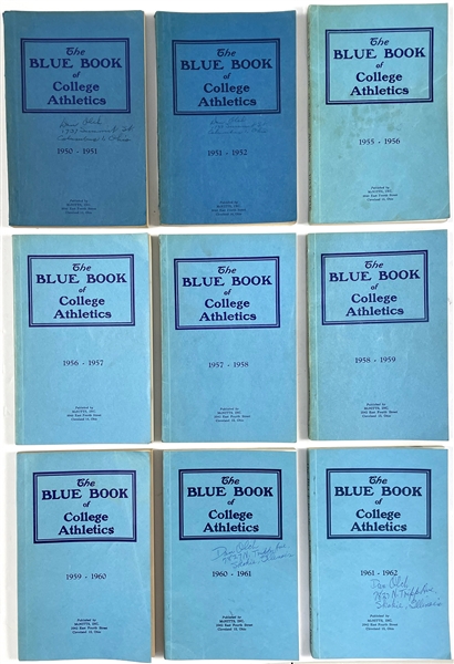 1950s to 1990s <em>Blue Book of College Athletics</em> Collection of 39 Issues