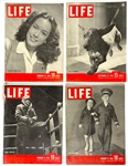 1930's to 1940's <em>LIFE</em> Magazine Collection of 21 with Clark Gable, Lana Turner and Ginger Rogers Covers