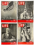 1930's to 1940's <em>LIFE</em> Magazine Collection of 21 with Clark Gable, Lana Turner and Ginger Rogers Covers