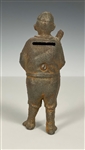 Early 20th Century “A.C. Williams” Cast Iron Figural Baseball Bank – Referred to as Ty Cobb