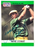 Pro Golfer Signed Collection of Five Pieces With Payne Stewart, Hale Irwin and Four Others