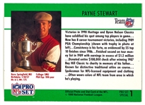 Pro Golfer Signed Collection of Five Pieces With Payne Stewart, Hale Irwin and Four Others