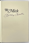 Mickey Mantle Signed Copy of His Book <em>The Mick</em> with Other Mick Ephemera