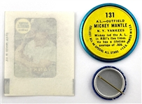 Mickey Mantle Signed Copy of His Book <em>The Mick</em> with Other Mick Ephemera