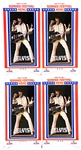 Collection of 29 Elvis Presley Concert Tour Menus and Souvenir Photos