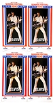 Collection of 29 Elvis Presley Concert Tour Menus and Souvenir Photos
