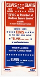 Collection of 29 Elvis Presley Concert Tour Menus and Souvenir Photos