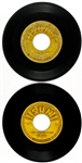 Pair of Elvis Presley Sun Records 45 RPM Singles – Sun 217 “I'm Left, You're Right, She's Gone” and 223 “Mystery Train”