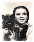Judy Garland Signed Postcard from New York's Plaza Hotel