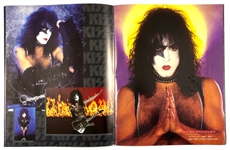 1996-97 KISS Alive Worldwide Tour Program Signed by all Four Members on the Cover – Paul Stanley, Gene Simmons, Ace Frehley and Peter Criss