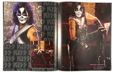 1996-97 KISS Alive Worldwide Tour Program Signed by all Four Members on the Cover – Paul Stanley, Gene Simmons, Ace Frehley and Peter Criss