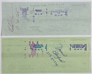 “Three Dog Night” Band Checks (2) Signed by Vocalists Danny Hutton, Cory Wells, and Chuck Negron and Written to Band Members