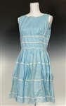 Marilyn Monroe Owned Custom Made Blue Sun Dress Gifted to Her Personal Secretary May Reis