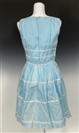 Marilyn Monroe Owned Custom Made Blue Sun Dress Gifted to Her Personal Secretary May Reis