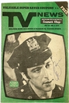 Al Pacino Twice-Signed <em>TV NEWS</em> with <em>Serpico</em> on the Cover