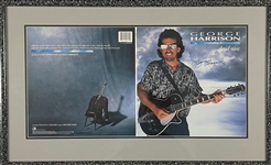 George Harrison Signed Uncut Press Sheet for the Cover of His 1987 LP <em>Cloud Nine</em>