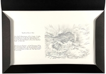 Bob Dylan Signed Limited Edition “Mondo Scripto” Print of His Original Drawing and Handwritten Lyrics - “Knockin' On Heaven's Door”