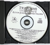 Elton John, Bernie Taupin and Rod Stewart Signed CD Cover for <em>Two Rooms-Celbrating the Songs of Elton John & Bernie Taupin</em>