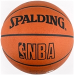 George Mikan Signed Spalding NBA Leather Basketball