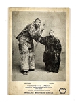 19th & Early 20th Century Freaks and Sideshow Cabinet Photo Collection of Eight Including Barnum and Ringling Brothers Performers