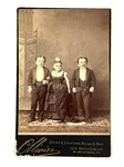 19th & Early 20th Century Freaks and Sideshow Cabinet Photo Collection of Eight Including Barnum and Ringling Brothers Performers