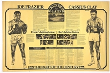 Muhammad Ali vs. Joe Frazier Heavyweight Title Fight Program Collection of 9 – Covering All Three Fights! - Plus Pre-Fight Souvenir Poster