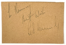Senator Ted Kennedy Cut Signature with October 1963 “New England Salute Dinner to John F. Kennedy” Program and 1960 Medium Format Negative of Robert F. Kennedy Campaigning for JFK