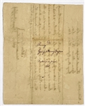 Revolutionary War Brigadier General Daniel Brodhead Signed 1766 British Military Document