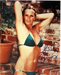 Hollywood Leading Ladies Signed Collection of Nine with Loni Anderson, Goldie Hawn, Linda Blair (Handwritten Letter) and Others