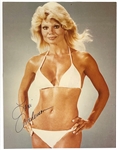 Hollywood Leading Ladies Signed Collection of Nine with Loni Anderson, Goldie Hawn, Linda Blair (Handwritten Letter) and Others