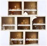 Collection of Nine 1973 Original Unpublished Photographs of Johnny Cash in Concert
