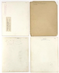 Douglas Fairbanks, Sr. 1920 Signed Letter on His Personal Stationary with Seven Studio-Issued Promotional Photos
