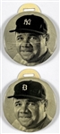 Pair of 1934-35 Quaker Oats Babe Ruth Scorers – Including the MUCH Tougher New York Yankees Variation