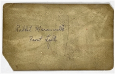 1911 New Bedford Whalers (New England League) Photographic Postcard Featuring Rabbit Maranville – One of the Earliest Photos of the Hall of Famer