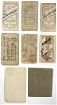 Pre-War Tobacco, Candy and Gum Type Card Collection (63 Cards) with T206, T212, E91-A, Zeenut and Others