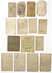 Pre-War Tobacco, Candy and Gum Type Card Collection (63 Cards) with T206, T212, E91-A, Zeenut and Others