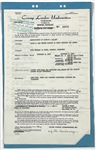 Elvis Presleys 1967 Car Insurance Policy Listing All of his Cars!