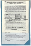 Elvis Presley's 1967 Car Insurance Policy Listing All of his Cars!