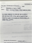 Elvis Presley's 1967 Car Insurance Policy Listing All of his Cars!