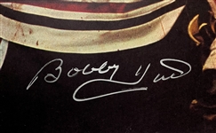 Bobby Hull Signed Poster – The Ultimate Oversized Example of the Famous Bloody Photo!