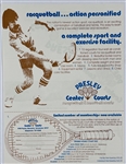 1976 Elvis Presley “Chairman of the Board” Business Card and Brochure for “Presley’s Center Courts”