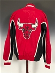 Sam Vincent 1988-89 Chicago Bulls Game-Issued Full Warm Up Suit
