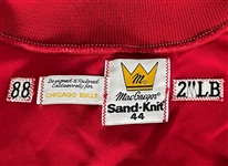 Sam Vincent 1988-89 Chicago Bulls Game-Issued Full Warm Up Suit