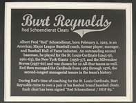 Hall of Famer Red Schoendienst Game Used Cleats - Worn as St. Louis Cardinals Coach - Former Burt Reynolds Collection