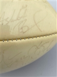2005 Super Bowl XXXIX Champion New England Patriots Team Signed Football with Tom Brady, Bill Belichck and Game MVP Deion Branch (50+ Signatures)