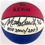 Harlem Globetrotter Meadowlark Lemon Signed Basketball – Inscribed “AGELESS #36 HOF 2000/2003”