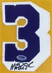 Magic Johnson Signed Los Angeles Lakers Jersey in Framed Display